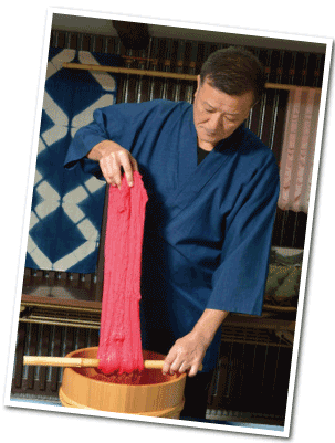 米沢染織職人
